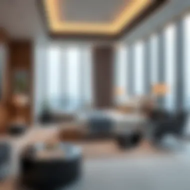 Sophisticated Bedroom Layout at 29 Boulevard Spacious bedroom layout emphasizing comfort and sophistication