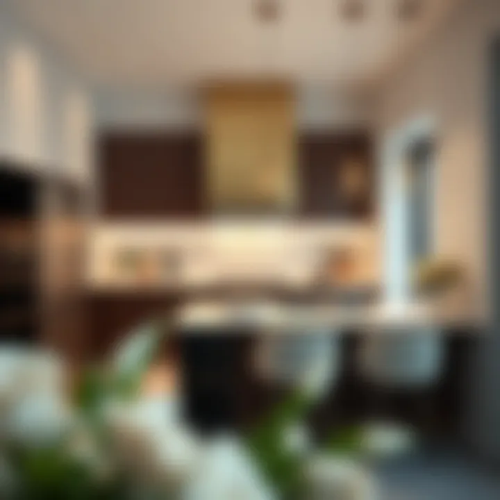 Elegant Kitchen Design at 29 Boulevard Stylishly designed kitchen highlighting functionality and elegance