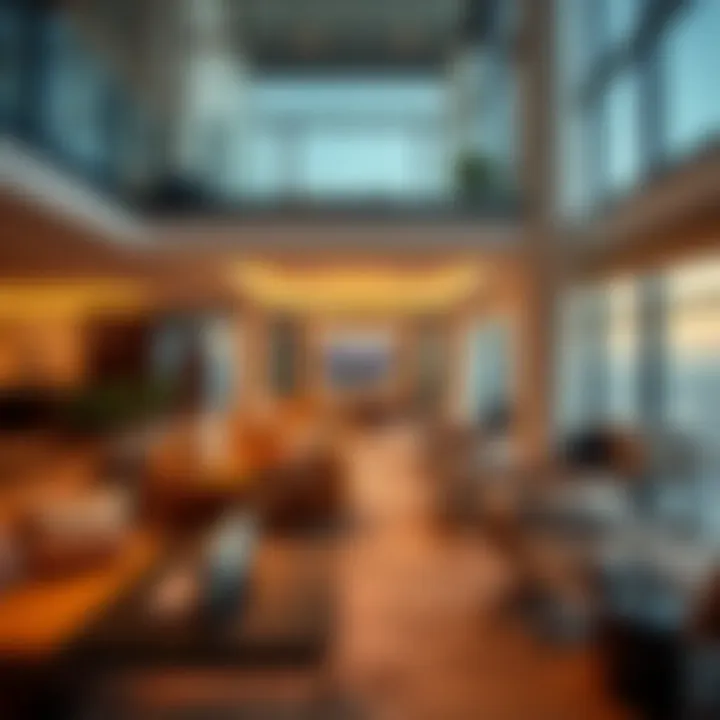 Interior Design of Addax Tower Interior design of Addax Tower highlighting contemporary workspace