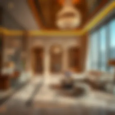 Opulent Interiors of Address JBR Residences Lavish interior of a residence in Address JBR illustrating high-end finishes