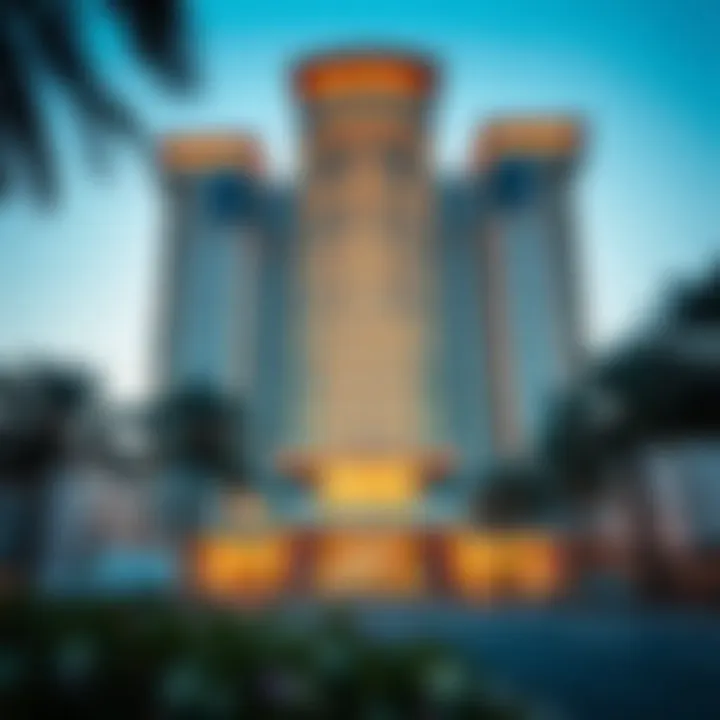 Stunning Architecture of Address JBR Luxurious exterior view of Address JBR showcasing its modern design