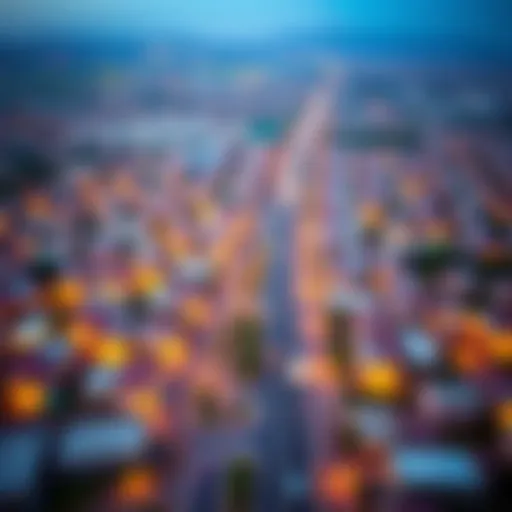 Vibrant Community Landscape of Al Badaa Satwa Aerial view of Al Badaa Satwa showcasing its vibrant community