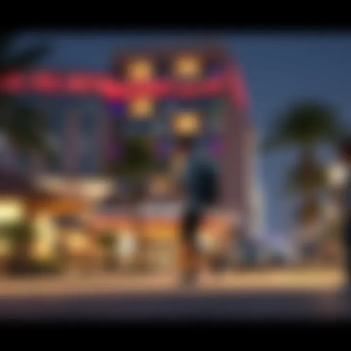 Community Vibrance Near Al Bawadi Building A vibrant community scene surrounding the Al Bawadi Building highlighting local amenities.