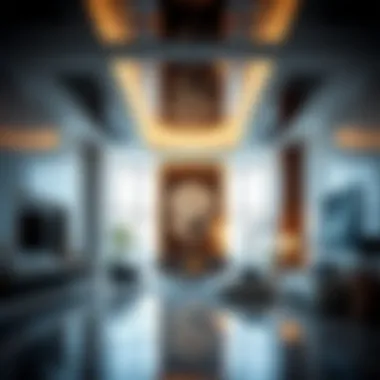 Interior view highlighting the modern design and luxurious finishes of Al Fahad Tower 1.