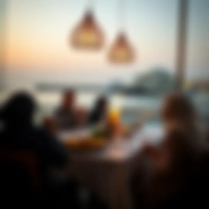 An exquisite dining experience featuring local cuisine on Al Hudayriat Island