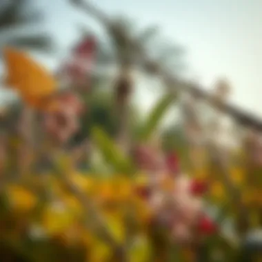 Ecological Diversity in Al-Khalidiya Park Diverse plant life showcasing the ecological importance of Al-Khalidiya Park