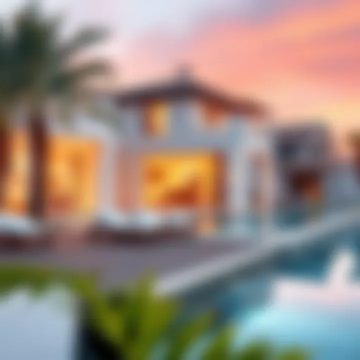 Luxurious villas on Al Maria Island highlighting real estate development