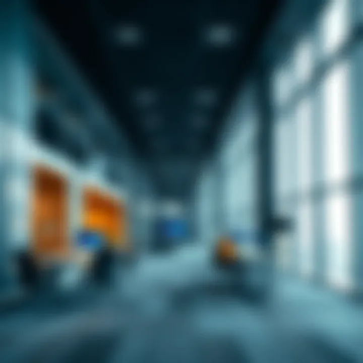 Technology Integration in Al-Masood Tower Office Advanced technology integration within office space