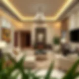 Elegant Living Spaces in Al Muwaijit 3 Spacious living room design in Al Muwaijit 3 apartments