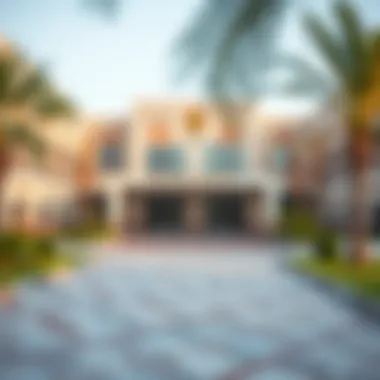 Educational Facilities in Al Sufouh An educational institution in Al Sufouh, representing the community's commitment to learning
