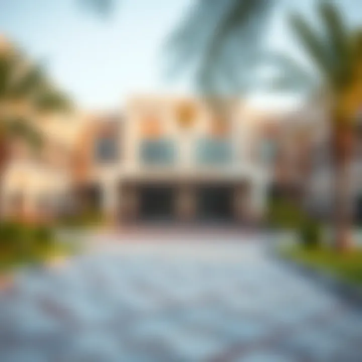 Educational Facilities in Al Sufouh An educational institution in Al Sufouh, representing the community's commitment to learning