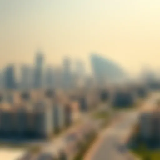 A panoramic view of Al Sufouh showcasing its skyline and modern architecture