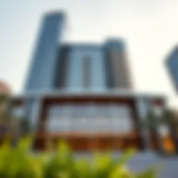 Exterior view of Al Tower Center showcasing modern architecture