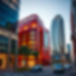 Architectural design of Al Twar Centre showcasing modern aesthetics