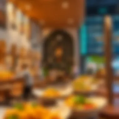 Dining options showcasing diverse culinary experiences at Al Twar Centre