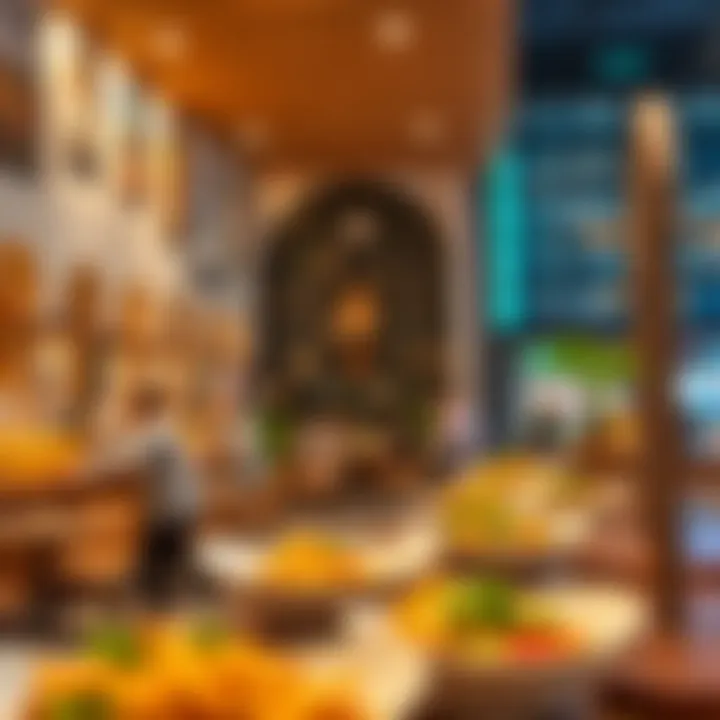 Dining options showcasing diverse culinary experiences at Al Twar Centre