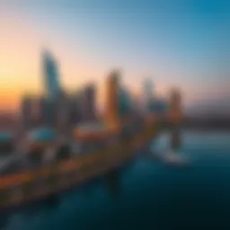 Stunning skyline view of Sharjah featuring Alef Group's architectural marvels