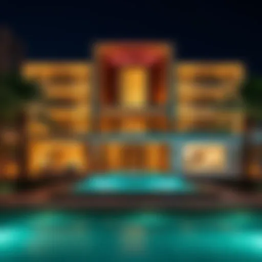 Stunning exterior view of Avani Palm View Dubai Hotel & Suites showcasing modern architecture