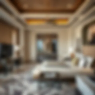 Elegant Suite at Avani Palm View Dubai Hotel & Suites Elegant suite interior at Avani Palm View Dubai Hotel & Suites featuring opulent furnishings