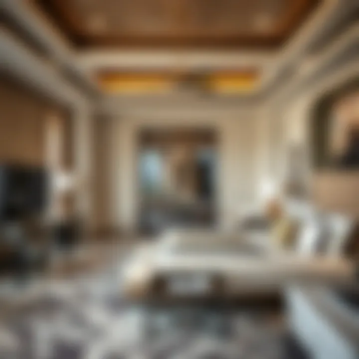 Elegant Suite at Avani Palm View Dubai Hotel & Suites Elegant suite interior at Avani Palm View Dubai Hotel & Suites featuring opulent furnishings
