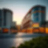 Architectural Marvel of Azizi Mirage Stunning facade of Azizi Mirage showcasing modern architectural design