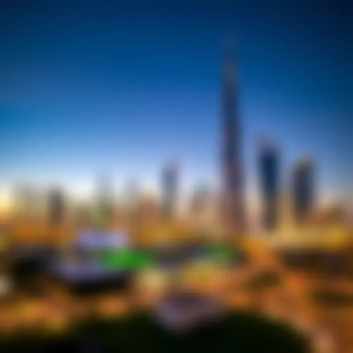 Brookfield Dubai Skyline Stunning skyline view of Brookfield Dubai