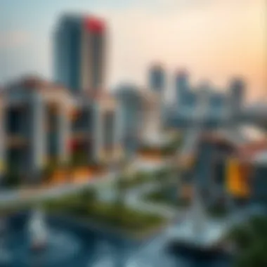 Graph illustrating real estate market trends in the UAE