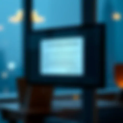 UAE work permit approval notification on a digital screen