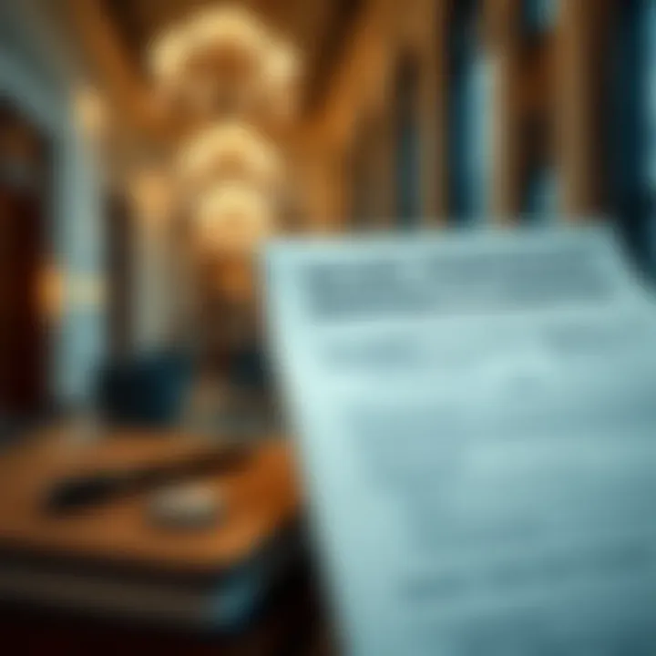 Illustration of essential documents for work permit verification