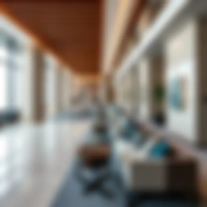 Sophisticated amenities area with leisure facilities in Chic Tower