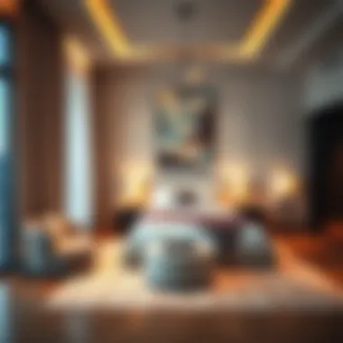 Contemporary Bedroom Design in Dubai Elegant bedroom design with contemporary furniture