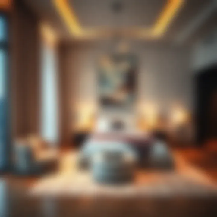 Contemporary Bedroom Design in Dubai Elegant bedroom design with contemporary furniture