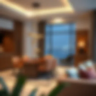 Stylish Dining Area with Trendy Furnishings Trendy dining area with stylish furnishings