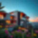 Modern Architectural Marvel of Samana Hills Stunning view of Samana Hills showcasing modern architecture