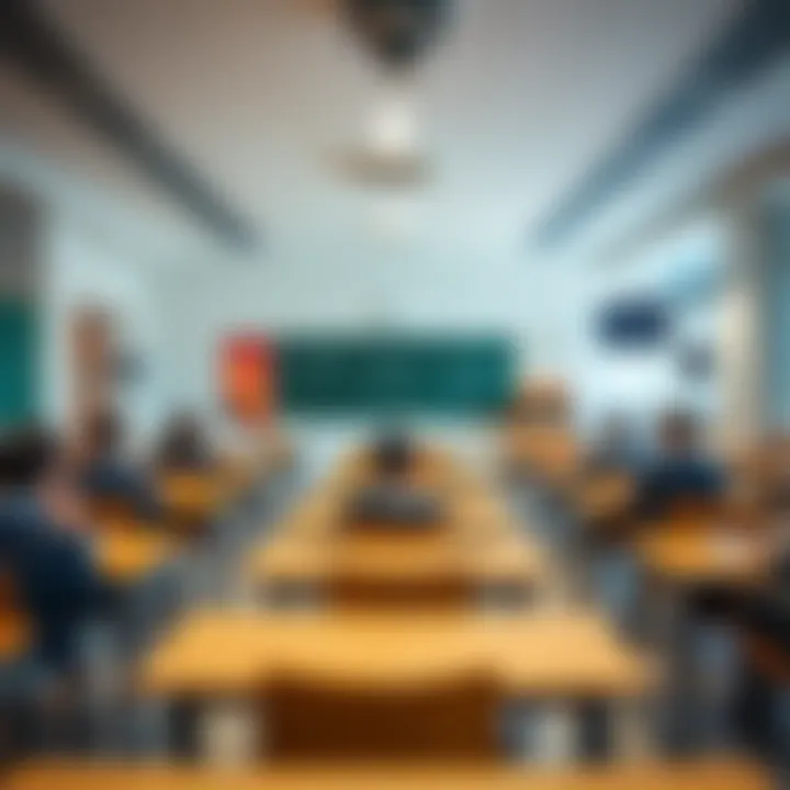 Modern Classroom Teaching Methods Classroom setting showcasing modern teaching methods