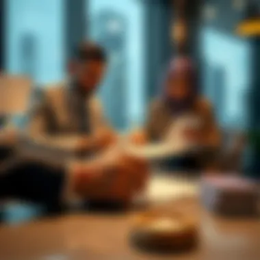 Contract signing between landlord and tenant