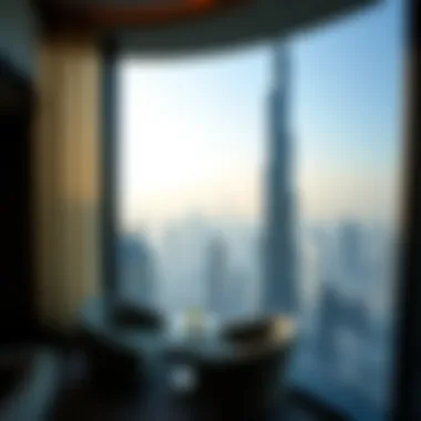 Skyline Splendor: View from the Suite Stunning view from a corporate suite in Burj Khalifa