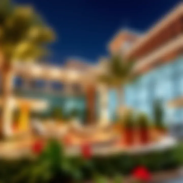 Vibrant community spaces and lifestyle amenities surrounding Damac Executive Bay