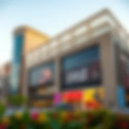 Exterior view of Deira City Mall showcasing its architectural design