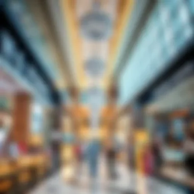 Luxurious Shopping in Dubai Luxury shopping experience in a high-end Dubai mall