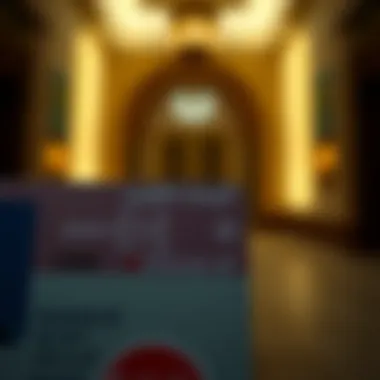 Security Features of Emirates ID Close-up of an Emirates ID card highlighting its security features