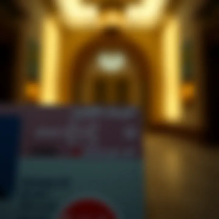 Security Features of Emirates ID Close-up of an Emirates ID card highlighting its security features