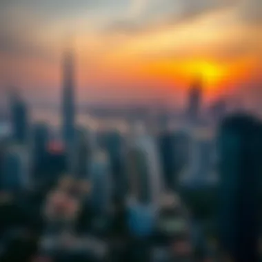 Vibrant Dubai skyline at sunset representing lifestyle adaptations