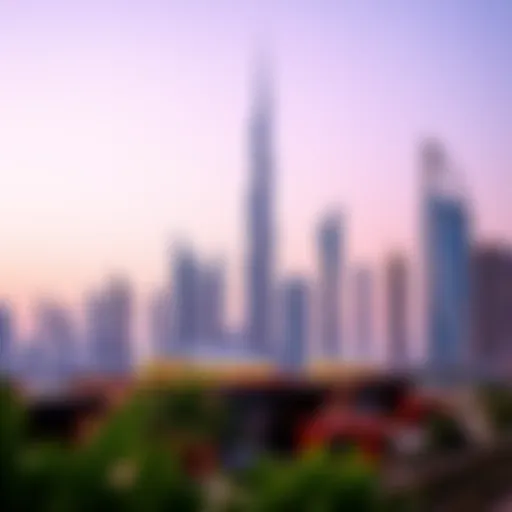 Luxurious skyline of Dubai showcasing elite properties