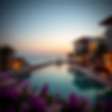 Luxurious Living by the Sea: Beachfront Residences in Dubai Serene beachfront view of luxury residences in Dubai