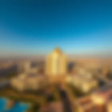 Aerial view of نور المندي النهده showcasing its architectural beauty