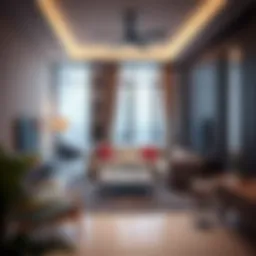 Modern 1 BHK apartment interior