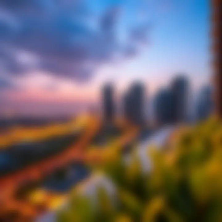 Breathtaking Views of Muweilah Commercial Skyline Stunning skyline of Muweilah Commercial