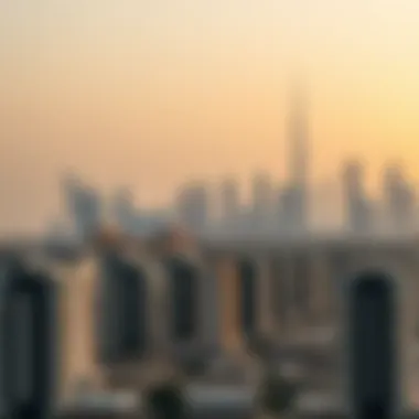 Stunning Bur Dubai Skyline View of Bur Dubai skyline