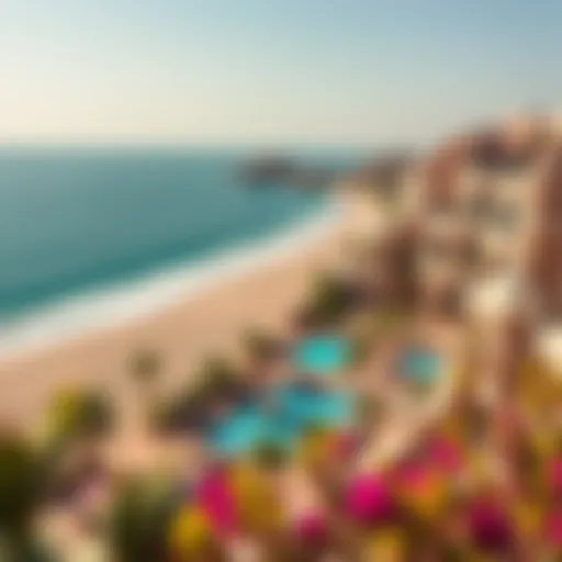 Breathtaking view of Al Bahia Beach with azure waters